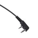 Covert Acoustic Tube Earpiece Headset Mic With Finger Ptt For Kenwood Puxin