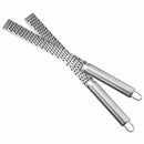 Stainless Lemon Cheese Fruit Vegetable Zester Grater KitchenV Peeler Q2O2
