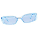 2 Pieces Square Sunglasses Trendy Tinted Lens Eyewear Summer Street