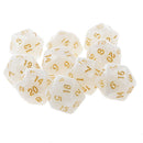 20x Acrylic Dice D20 for D&D TRPG MTG Party Dice Game DIY Supply