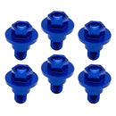6x FRONT FORK GUARD BOLTS SCREW FOR  50SX 12-19 65SX 02-19 85SX 03-19 Blue