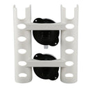 Fishing Vertical 2 Link Rod Holder Multi-function Suction Cup Protector Org N2P1