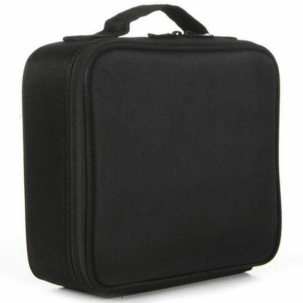 Portable Mini Travel Make Up Cosmetic Bag Case Large Capacity Double Layer  H7O2