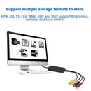 USB2.0 VHS To DVD Live Streaming Digitizes Audio Mini Video Capture Card For PC