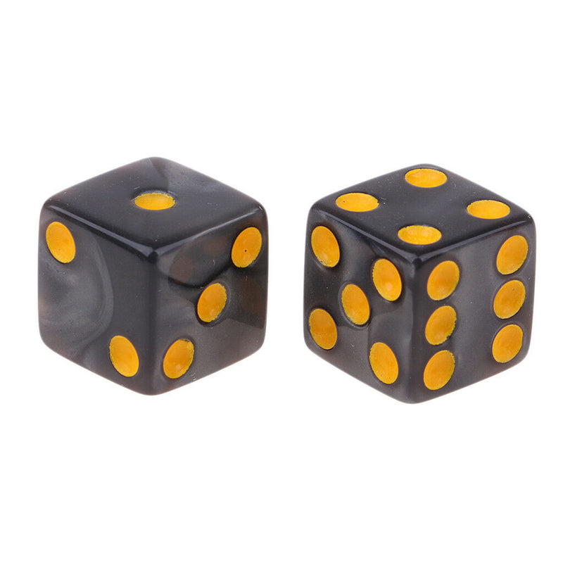 20Pcs/Pack Six Sided D6 Dice Die 16mm for Dungeons & Dragons Role Play Toys