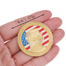 Us Donald Trump 2020 Build The Wall To Keep America Great Coin Commemorative lj