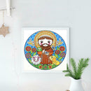 5D DIY Special Shaped Diamond Painting Cartoon God Cross Stitch Mosaic Kit