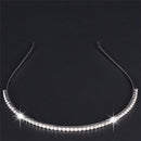 Crystal Rhinestone Headband Hairband Head Wear Elastic Brightness Accessories Z