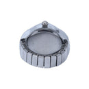 Watch Quartz Movement Oval Ring Alloy Deco Woman WHITE I1G1