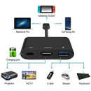 USB Type-C to HDMI Adapter for Nintendo Switch, HDMI Converter Cable (Black)