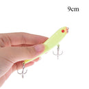 minnow night fishing lure metal crank bait hooks fish crankbait tackle plasticME