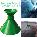 Car Snow Ice Scraper Scrape a Round Magic Brushes Cone-Shaped Windshield Be V2H9
