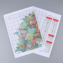 Stamped Cross Stitch Kit Embroidery Kit - Rose Garland Pattern, 14CT, 45x45cm