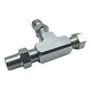 3-Way 1/8" NPT To 4AN Plug Oil Feed Pressure Sensor Adapter , 6*5*1cm