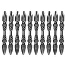 10pcs Double Head Cross Screwdriver Bits PH2 Phillips Screw with Magnetic