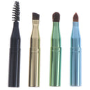Makeup Brushes 4 Head Makeup Brush Retractable Metal Eye Eyeshadow Brush Set Kw