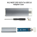 M.2 Ngff Ssd Sata To Usb 3.0 Converter Adapter Case External Enclosure Stor V2T5