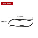 2 Pcs Carbon Fiber Headlight Cover Trim Fit for BMW 3 Series E46 1999-2004