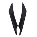 Carbon Fiber Front Lip Splitter Fins Body Spoiler Canards Refit Bumper Trim  OZ