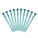 10Pcs Black Ink Rollerball Pens with Cap,0.5Mm Fine Point Gel Pens with Blu C7I2