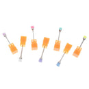 Nail Art Drill Bit Cleaning Brush, 7pcs Electric Machine Files Remover Manicure