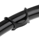 Foldable Silicone Underwater Diving Snorkeling Breathing Tube Wet Type Black