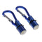 2 pcs Fascinating Pet Dog Collar LED Safety Night Light Pendant Blue