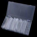 150Pcs Clear 100mm 2:1 Heat Shrink Tubing Polyolefin Transparent Tube SleevingME