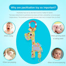 Cute Giraffe Hand Bells Baby Musical Shaking Toys Rattle Ring Infant Gift A
