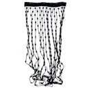 Fringe Rope Heart Screen door curtain - Black K1Y3