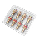 8pcs Red+White RCA Female Socket Chassis High Quality RCA CMC Female Connec C4S9