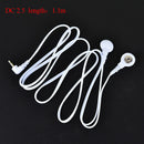 1x electrode lead wires connecting cables for tens therapy machine 2.5mm 2-wayM&