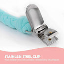 Pacifier Clips, Teething Ring Holders for Boys and Girls, Universal Flexibl T2Y7
