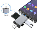 USB Type-C Micro-USB 3 in 1 Metal Card Reader SD/TF U-Disk Card Reader Mult