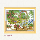 Floral Pattern Cross Stitch Kits Adults DIY Embroidery Home Decor Gift
