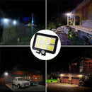 120LED COB Solar Motion Sensor Wall Light Outdoor Waterproof Garden Lamp G3L1