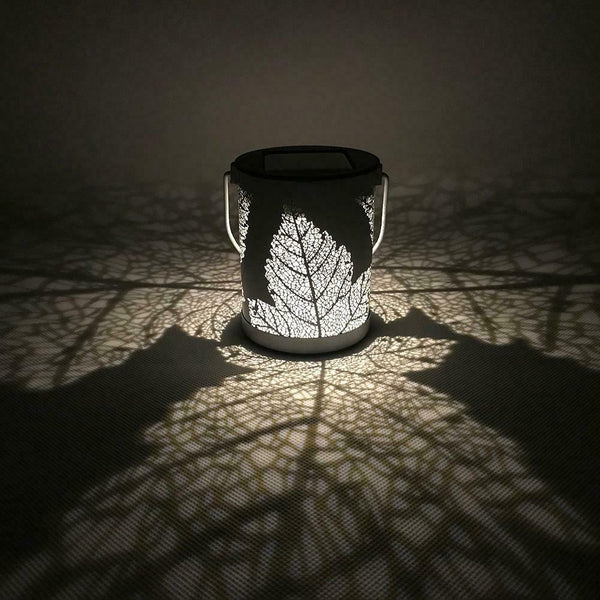 Metal Rattan Outdoor Solar Hanging LED Light Garden Yard Decoration Lamp #JT1