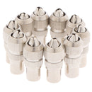 10X RF TV Aerial Plugs Socket Coaxial Connectors Coax Plugs Adapter OZ