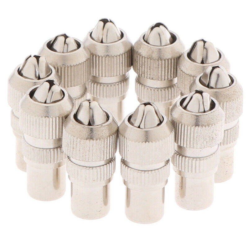 10X RF TV Aerial Plugs Socket Coaxial Connectors Coax Plugs Adapter OZ