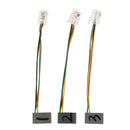 RJ9 4P4C Male to 3.5mm Female Headset Audio Converter Adapter Cable Wire
