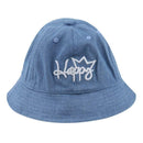 New Fisherman Cowboy Hat Infant Baby Caps Cartoon English Alphabet Sun Hat A