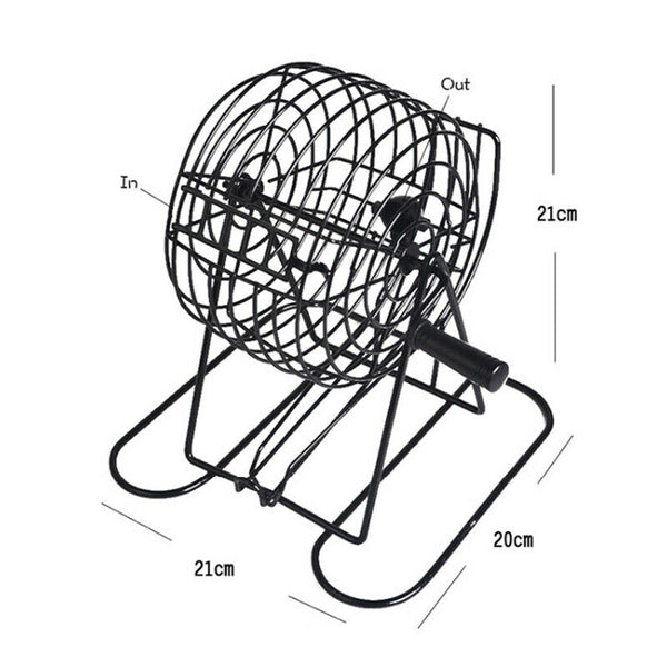 75 Balls-Lottery Machine Draw Machine Party Bingo Game Lucky Balls Game Lot J2Y3