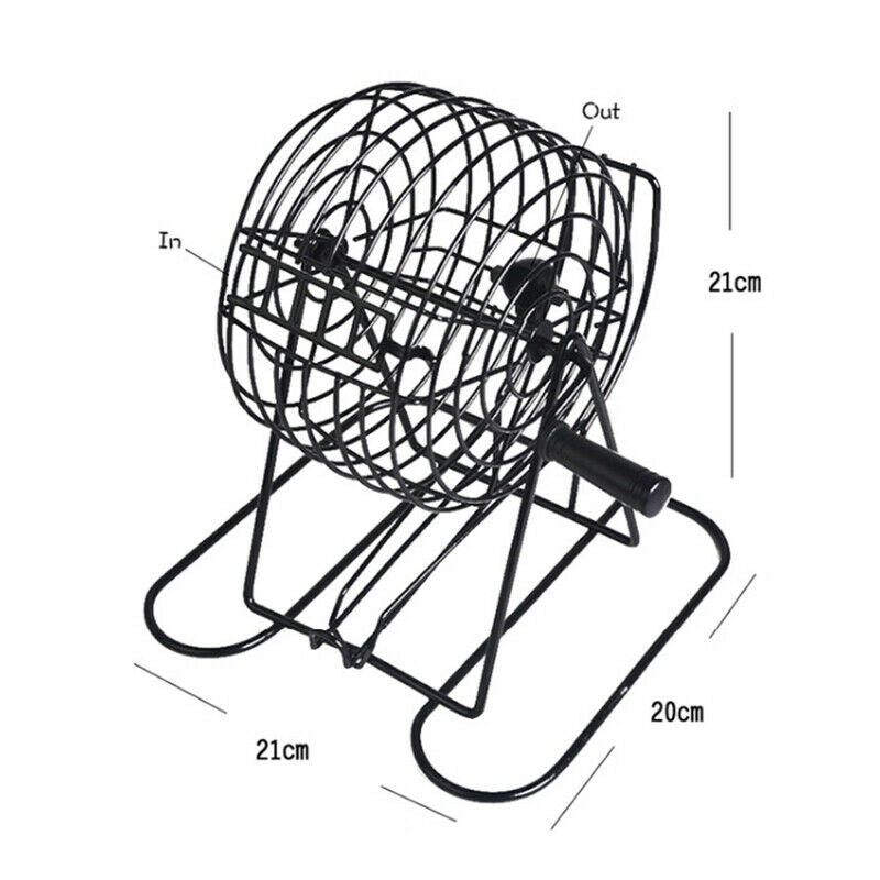 75 Balls-Lottery Machine Draw Machine Party Bingo Game Lucky Balls Game Lot J2Y3