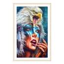 Eagle Beauty DIY Round Diamond Painting Embroidery Kits Cross Stitch Mosaic