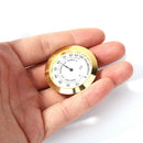 Round Temp Humidity Meter for Guitar Musical Instrument Care Monitoring Tool