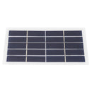 173x99mm 2W 5V Polycrystalline Silicon Solar Panel with Alligator Clips A