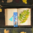 DIY Special Shaped Diamond Painting Creative Leather Bookmarks with Tassel