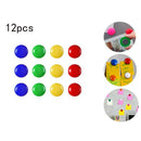 12PCS/Set Notice Board Planning Magnets Fridge Whiteboard Magnetic Button 2 B2K6