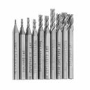 10X set Straight Shank 4 Flute End Mill Cutter Drill Bit Metal Power NEW HOT