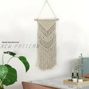 Macrame Woven Wall Hanging Boho Chic Bohemian Room Geometric Tapestry Decora Hn